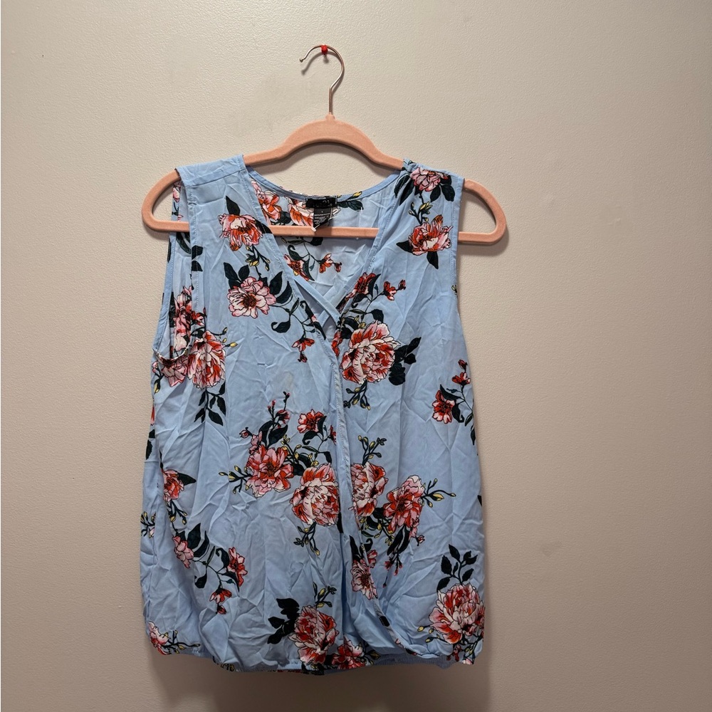 Floral Sleeveless Top